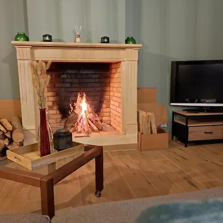 Cozy House With Fireplace Saint-Martin-en-Biere